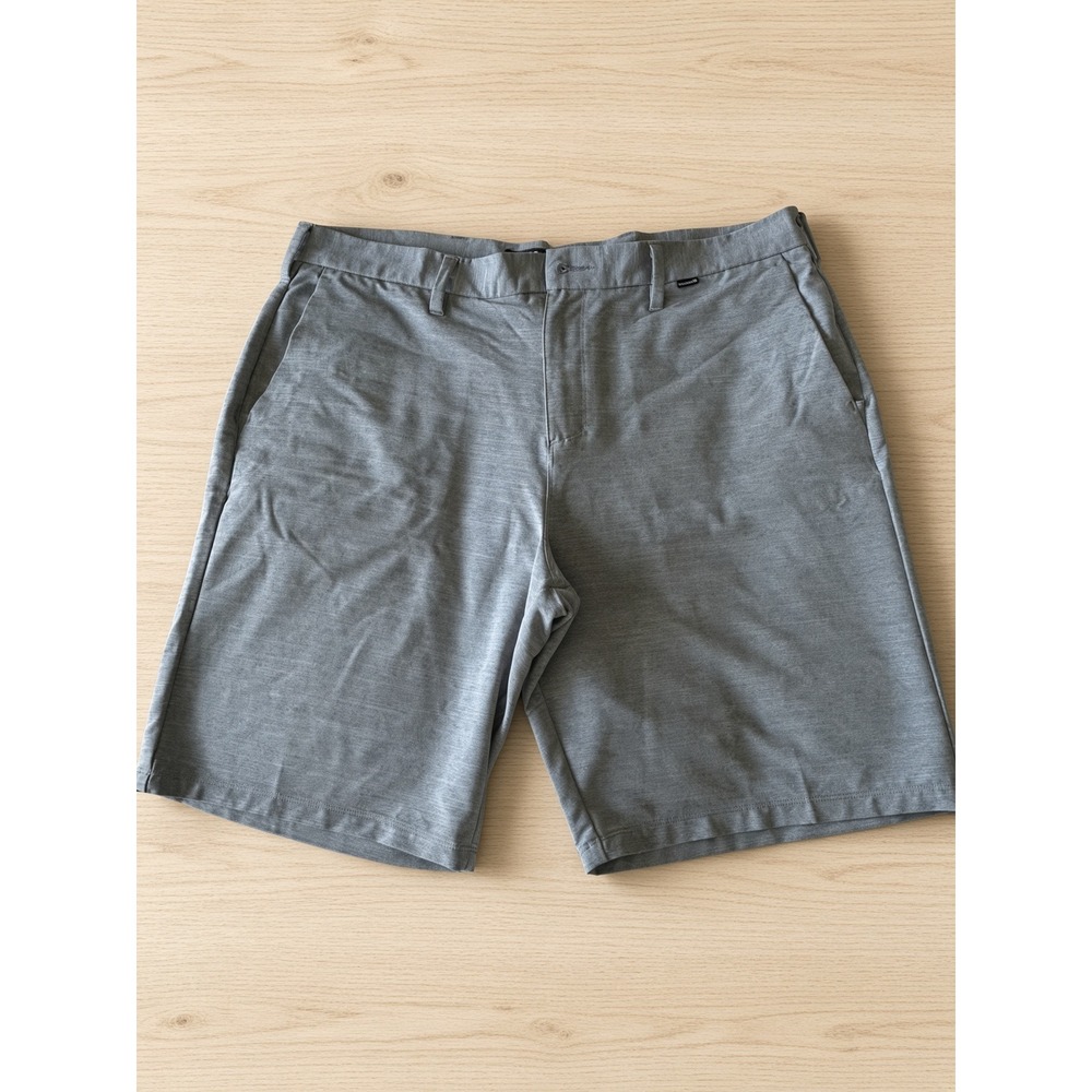 Hurley Mens Dri-FIT Chino Walk Shorts Heather Grey Size 38